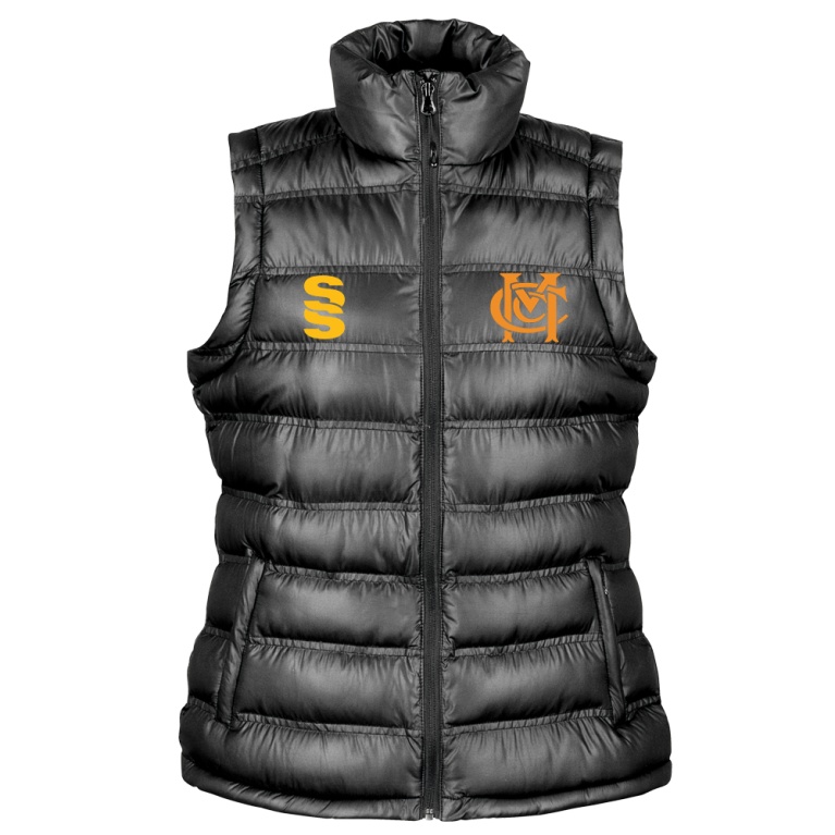 Women's Padded Gilet : Black