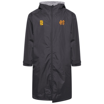 FLEECE ROBE - BLACK
