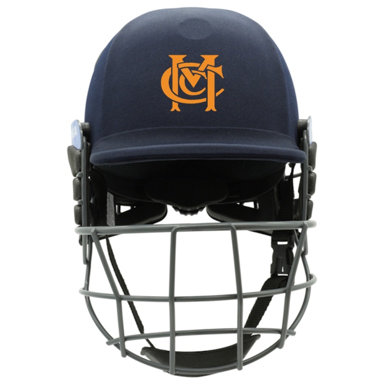 Merrow CC - Forma Cricket Helmet - Little Master - Titanium Grill - Navy